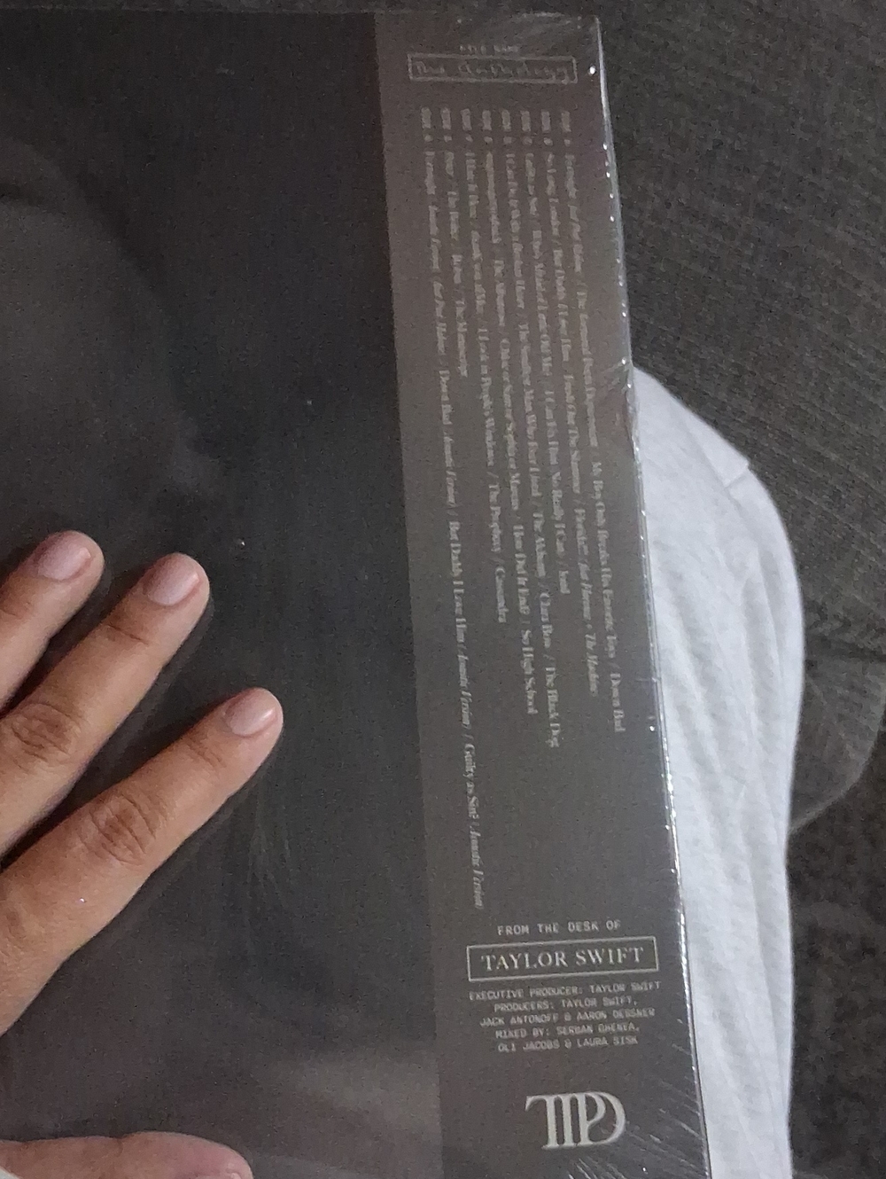 Taylor Swift The Tortured Poets Department: The Anthology Vinyl - Gray Marble LP - Picture 12 of 12